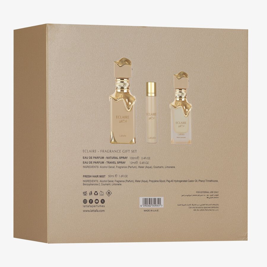 coffret cadeau Éclaire 3 pièces