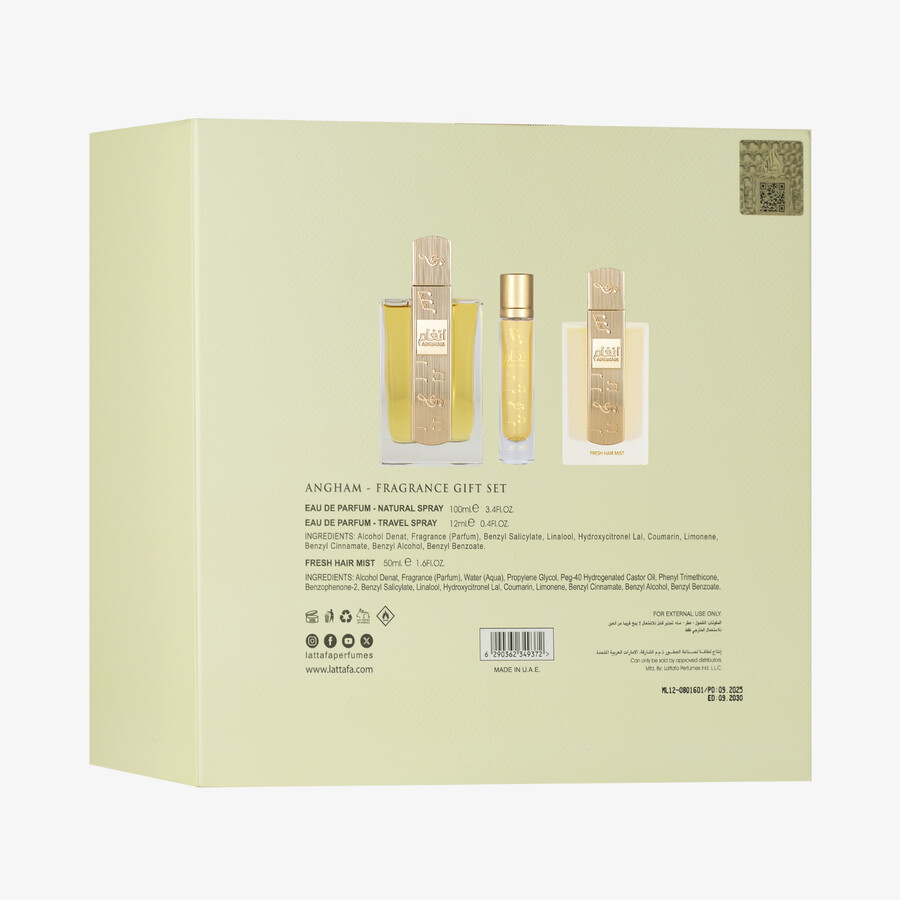 coffret cadeau angham 3 pièces